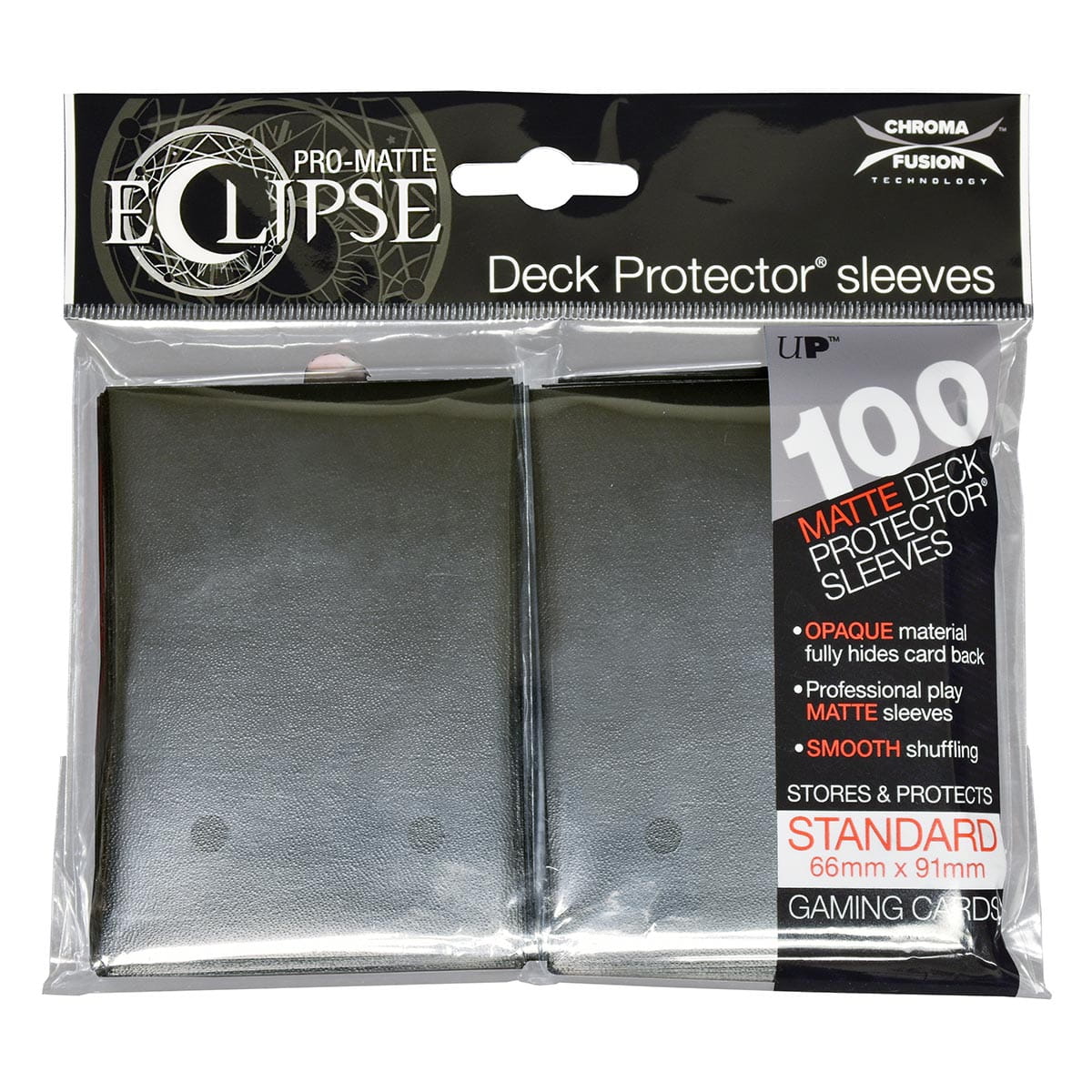 Koszulki na karty Ultra-Pro Pro-Matte Eclipse Jet Black 66x91 mm 100 sztuk (czarne)