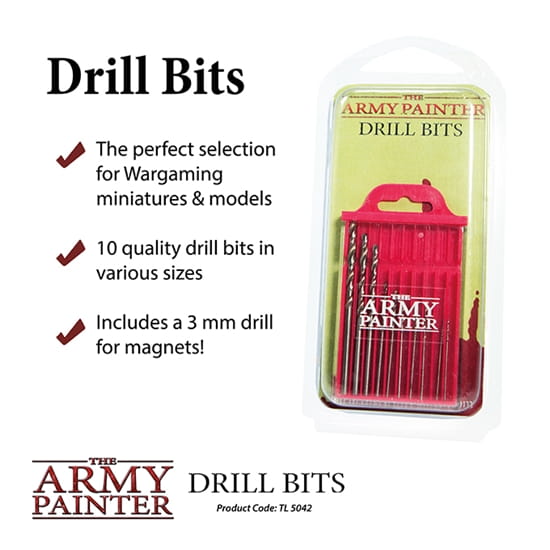Army Painter: wiertła (Drill Bits)