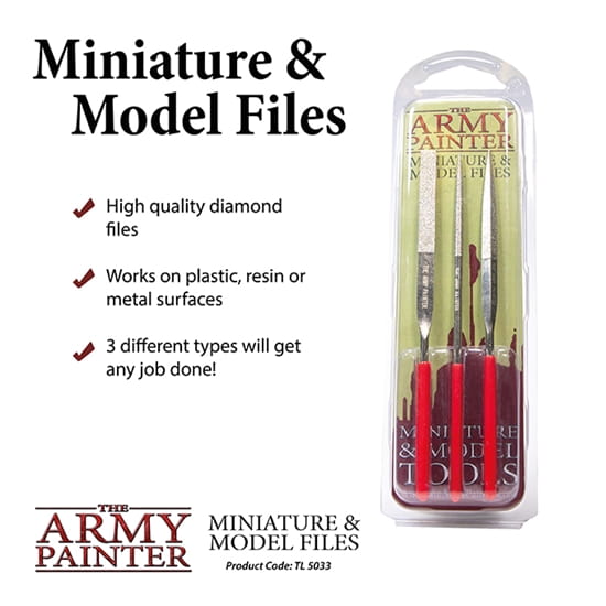 Army Painter: pilniki (Miniature & Model Files)