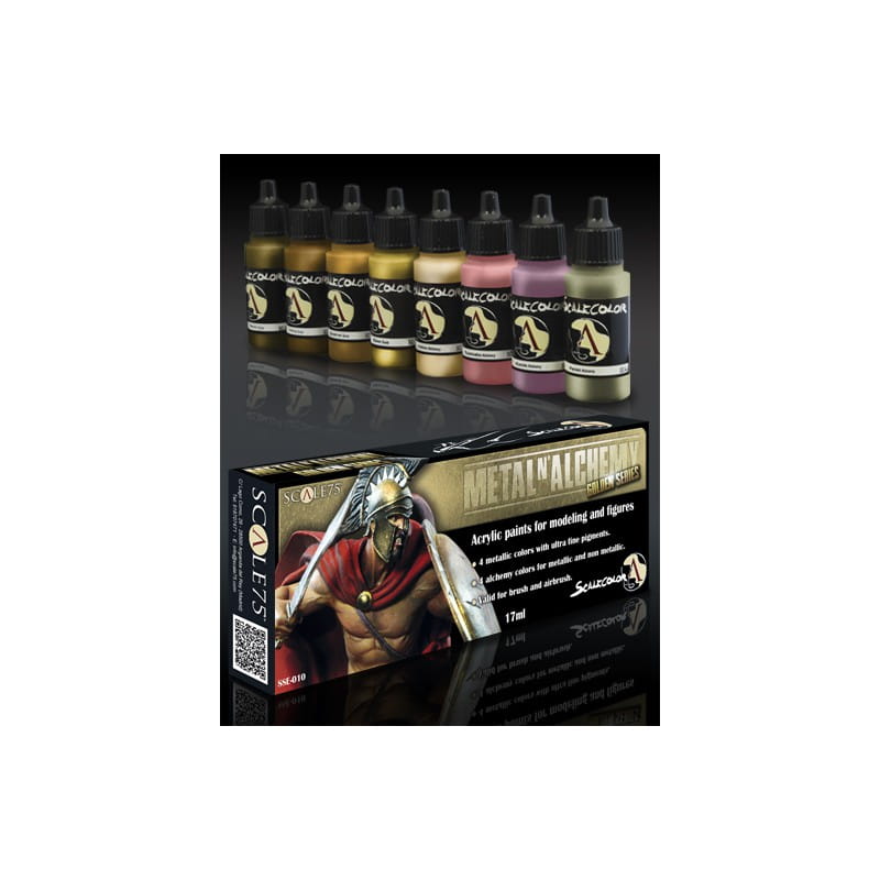 Scalecolor: METAL and ALCHEMY GOLDEN Paint Set