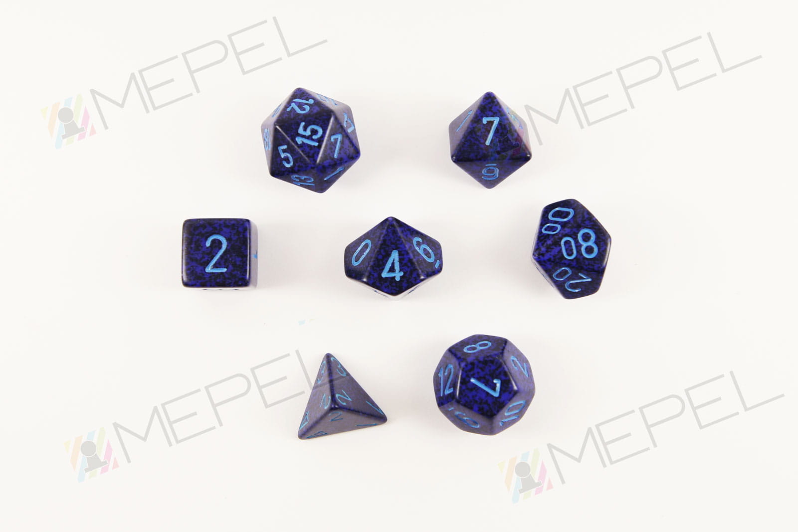 Kości Chessex - zestaw 7 kostek Speckled Cobalt