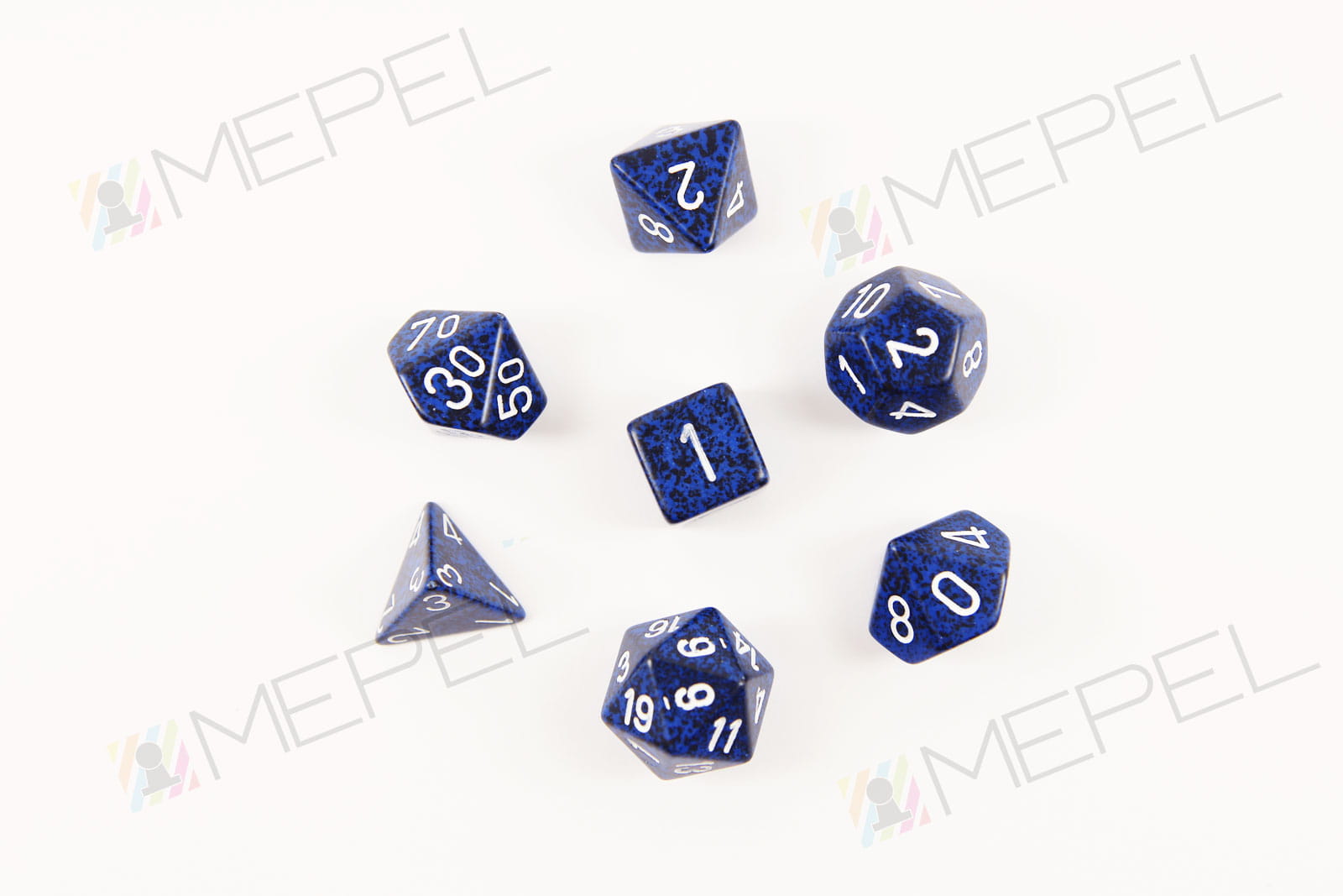 Kości Chessex - zestaw 7 kostek Speckled Stealth