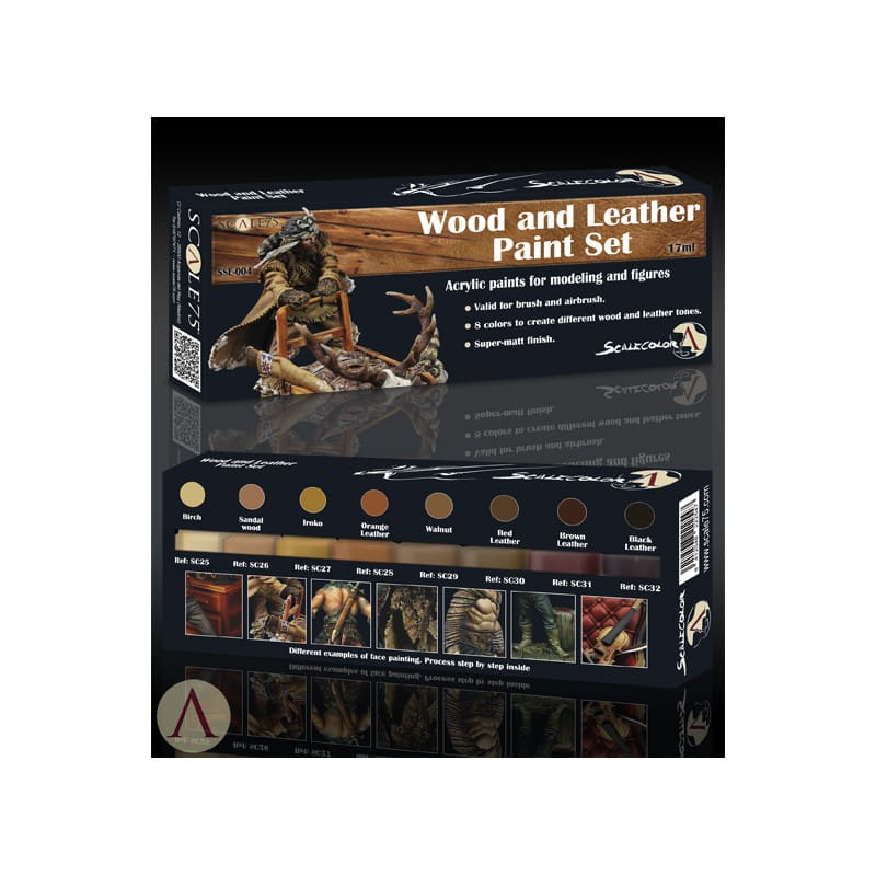 Scalecolor: Wood and Leather Paint set