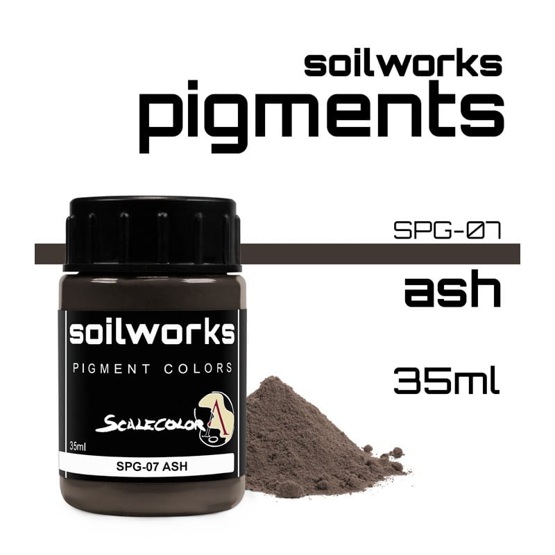 Scale75 Soil works: Ash pigment