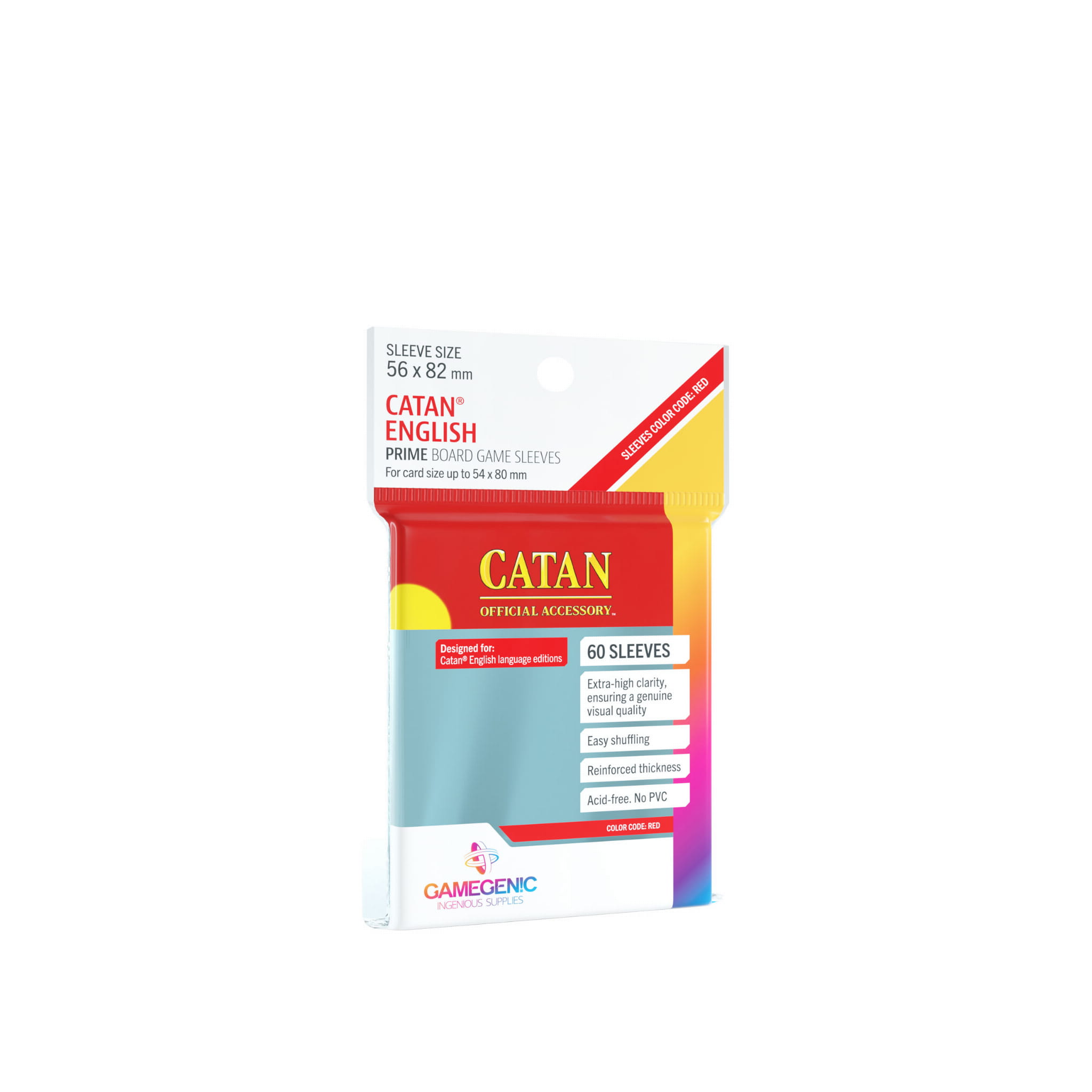 Koszulki na karty Gamegenic: Prime Catan (54x80 mm) - 60 sztuk