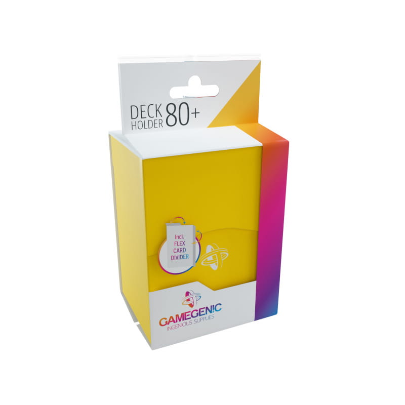 Pudełko na karty Gamegenic: Deck Holder 80+ żółte