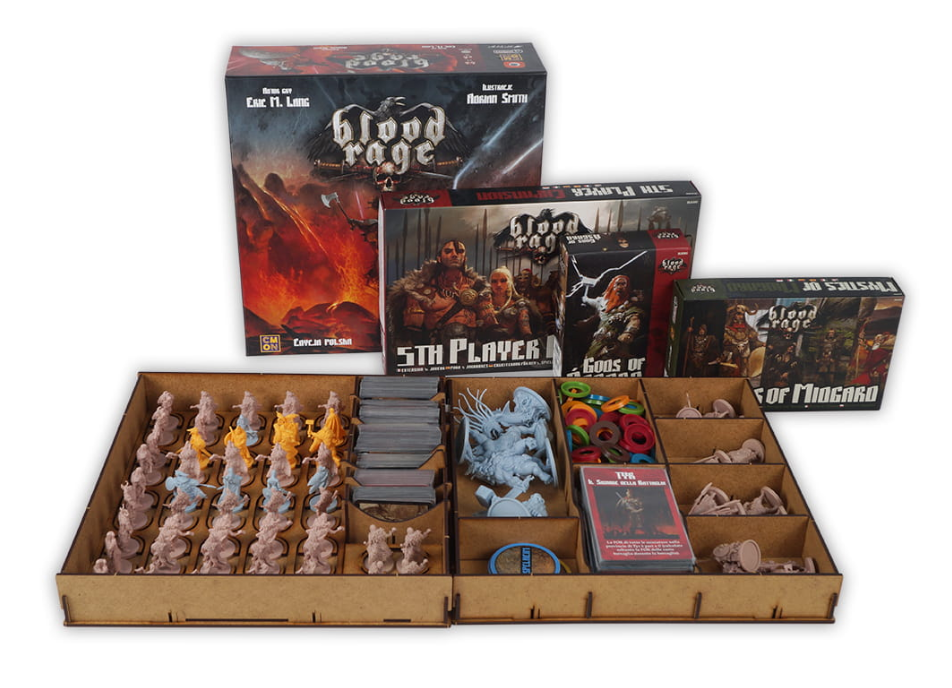 e-Raptor: Insert do gry Blood Rage z miejscem na 3 dodatki