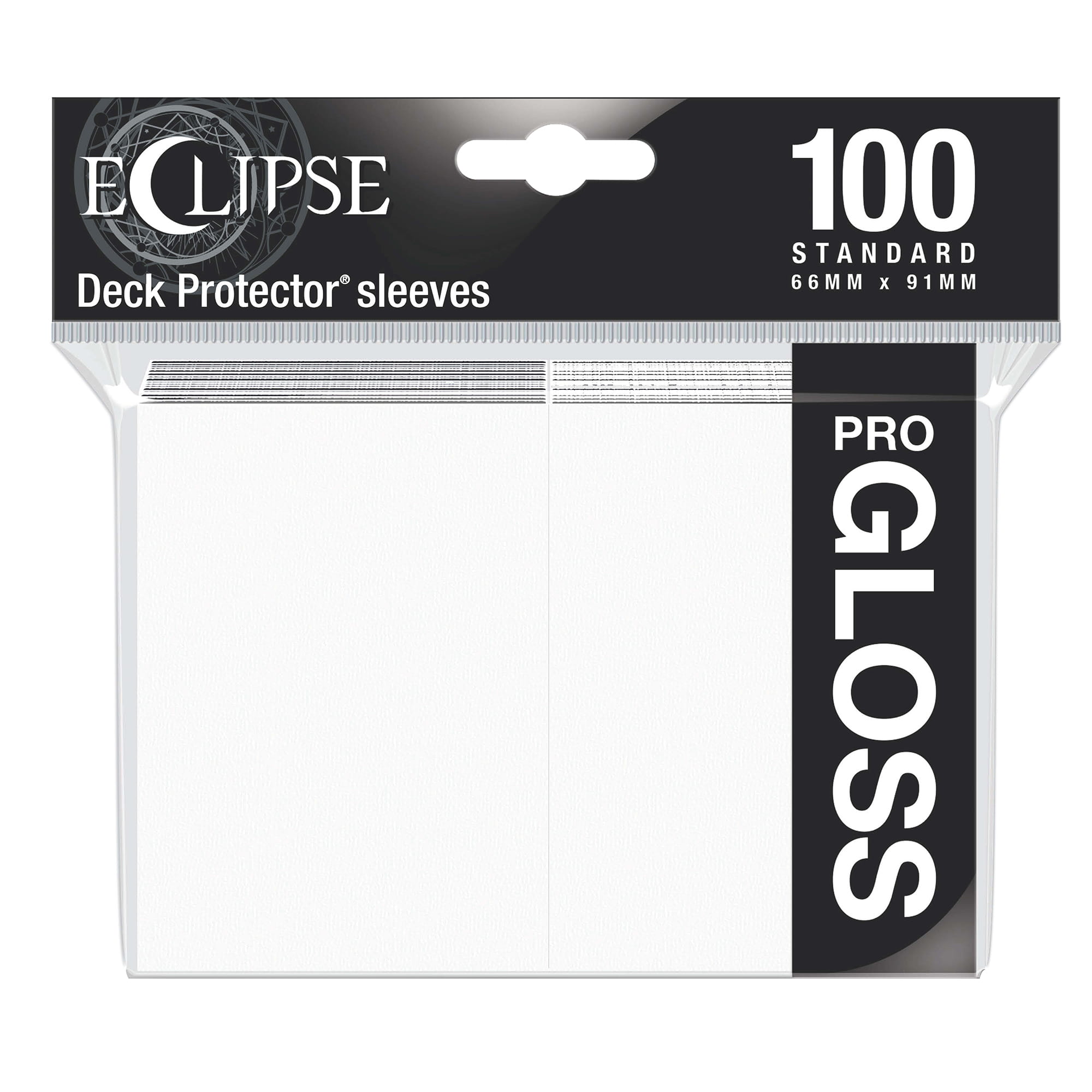 Koszulki na karty Ultra-Pro Pro-Gloss Eclipse Arctic White 66x91 mm 100 sztuk (białe)