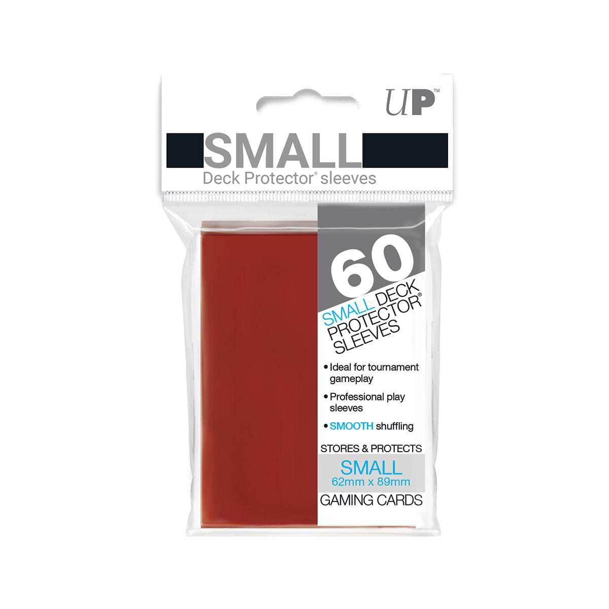 Koszulki na karty Ultra-Pro Small 62x89 mm 60 sztuk - czerwone