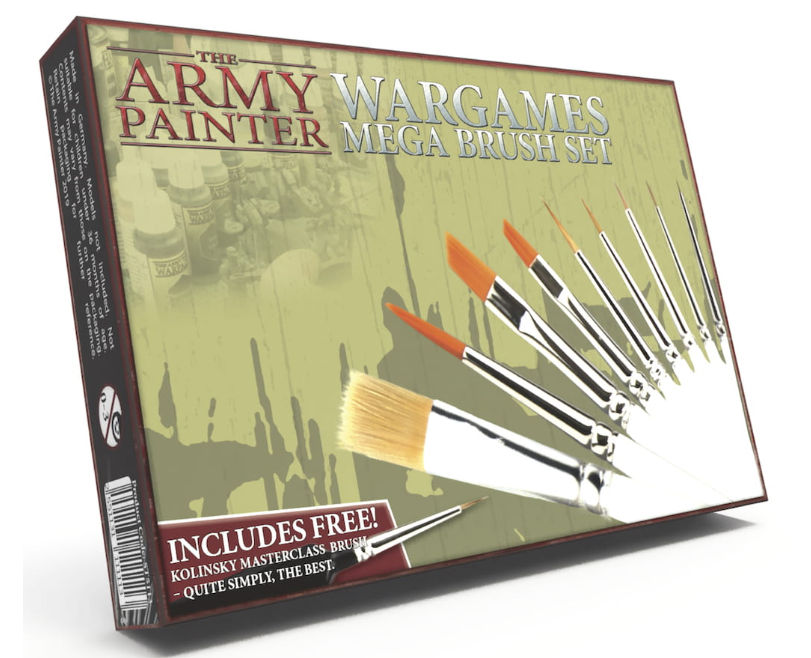 Army Painter: duży zestaw pędzli (Mega Brush Set)
