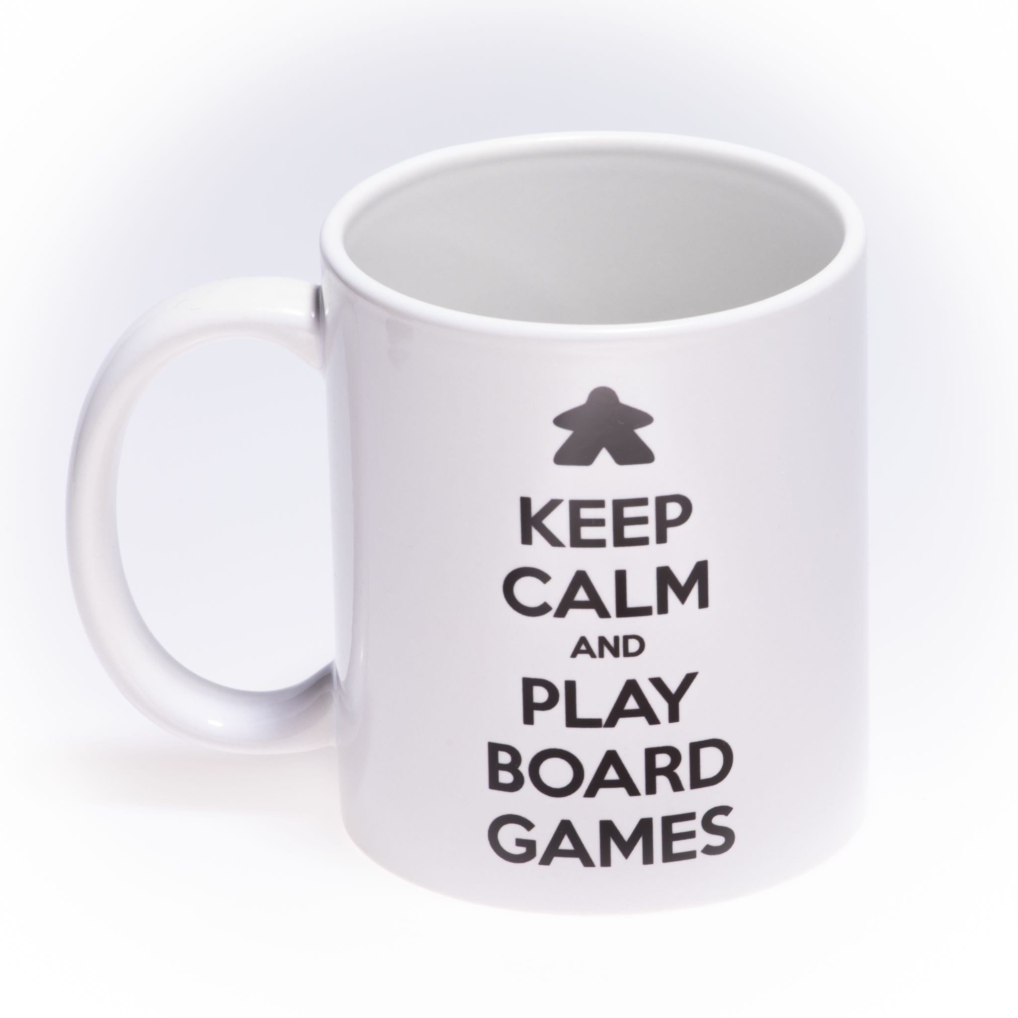 "Keep Calm and Play Board Games" mug