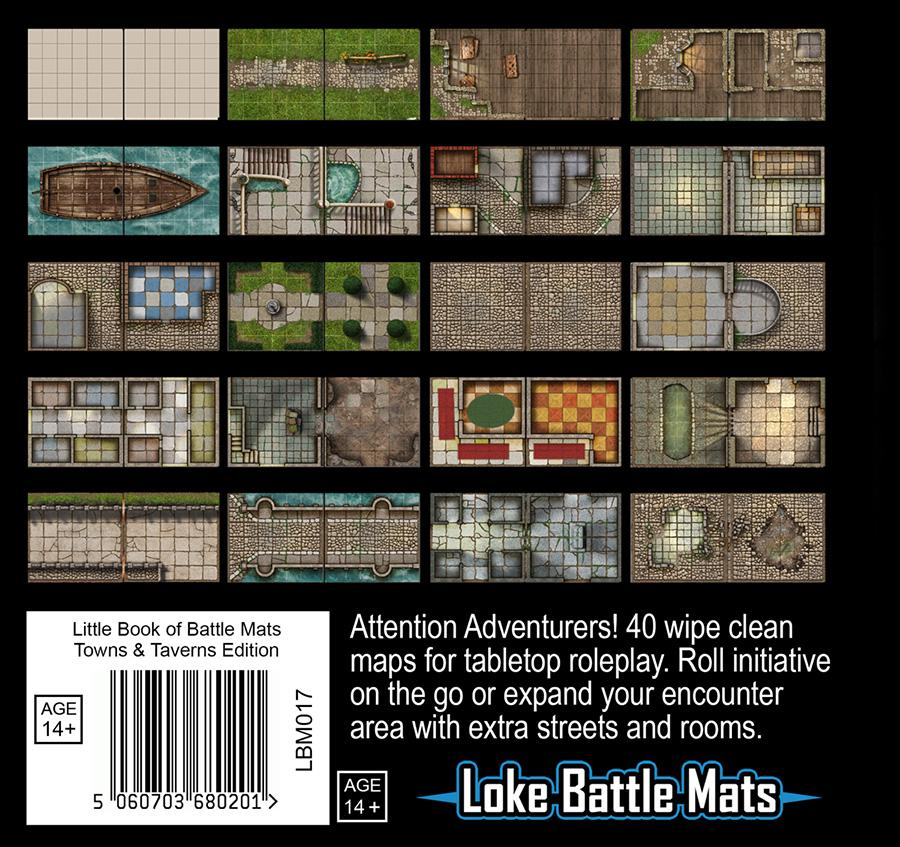 Towns and Taverns - Mała Księga mat RPG