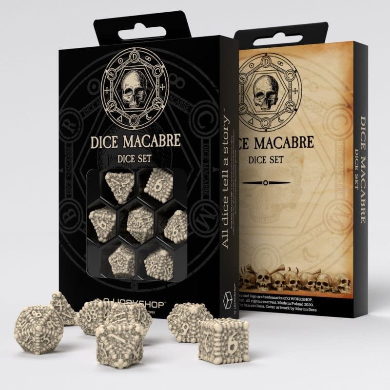 Komplet kości Dice Macabre