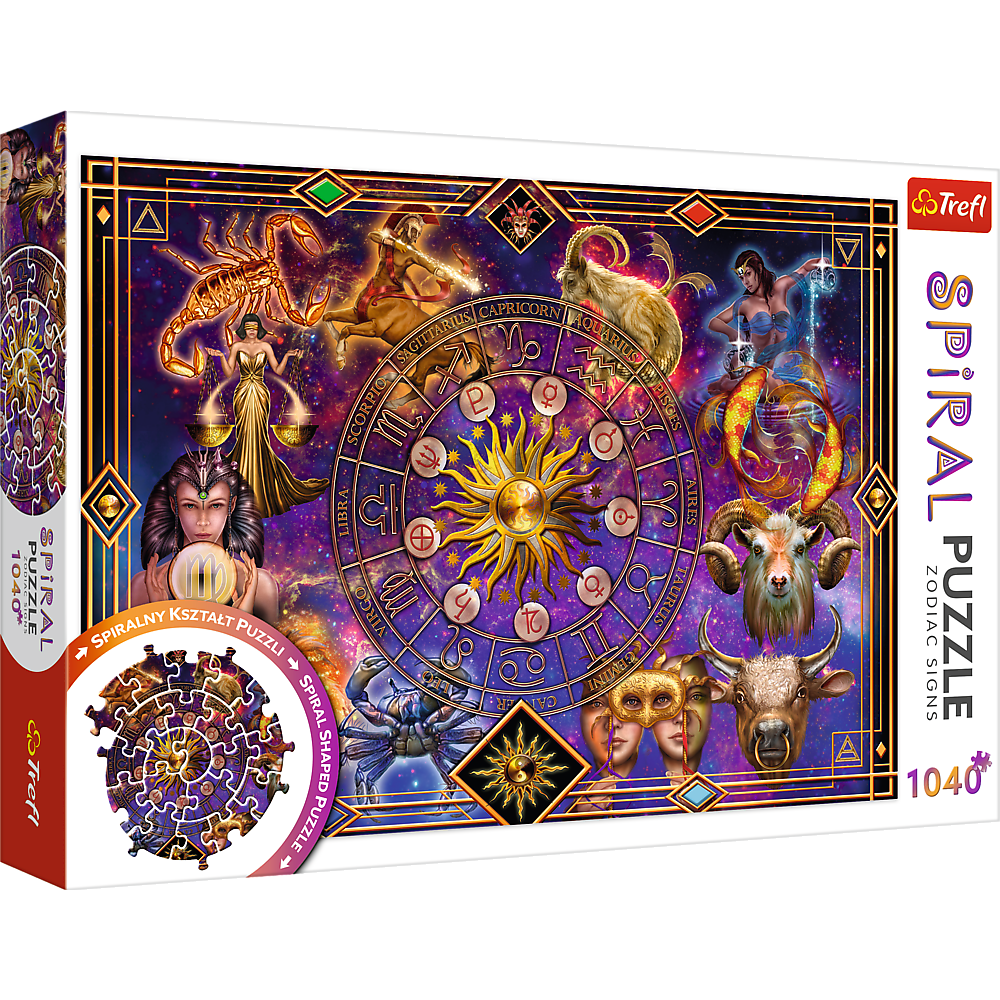 Puzzle 1040 Spiral signs of the zodiac