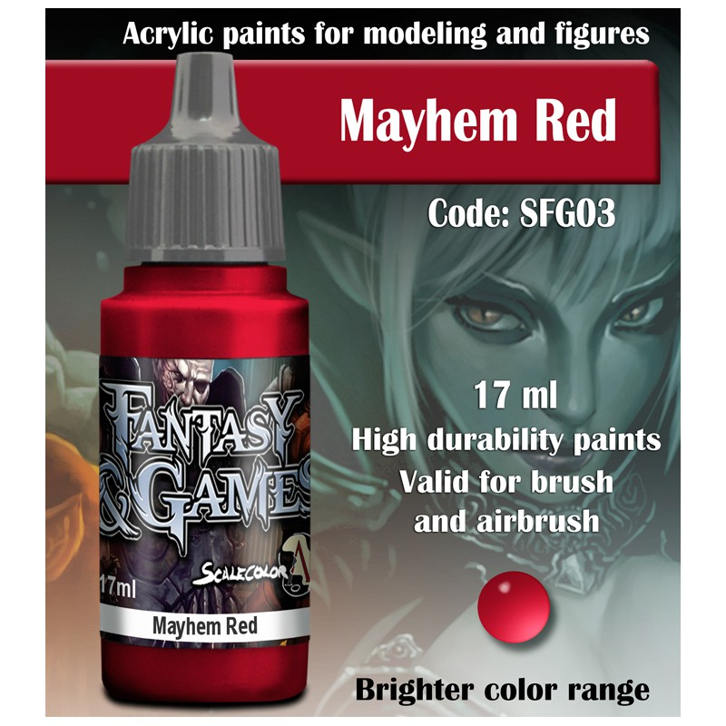 Scalecolor: Fantasy & Games - Mayhem Red