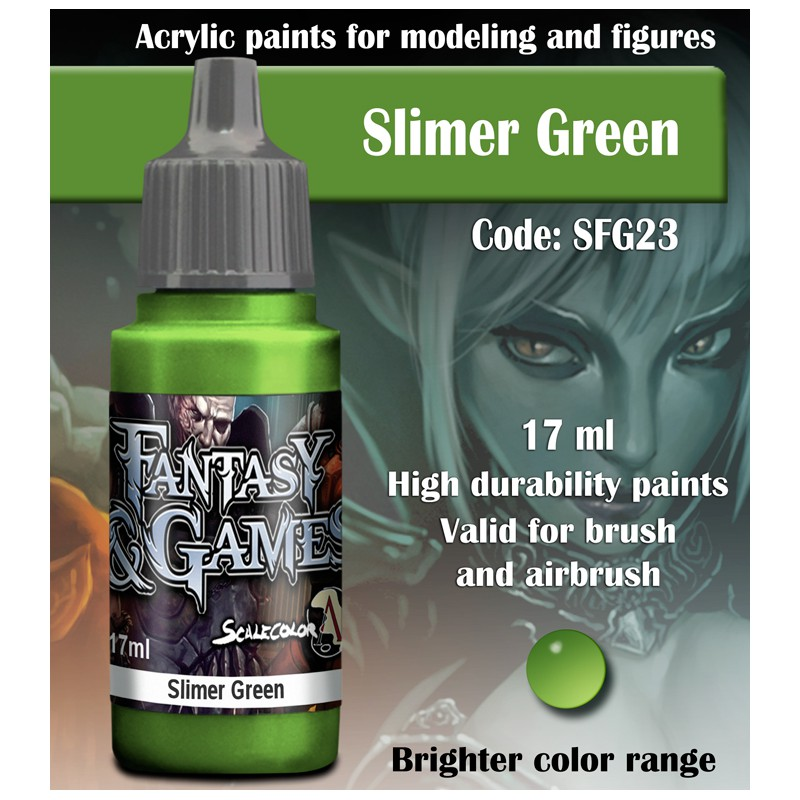 Scalecolor: Fantasy & Games - Slimer Green