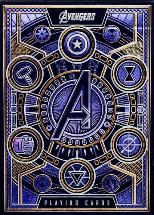Theory11: Avengers The Infinity Saga playing cards - Blue