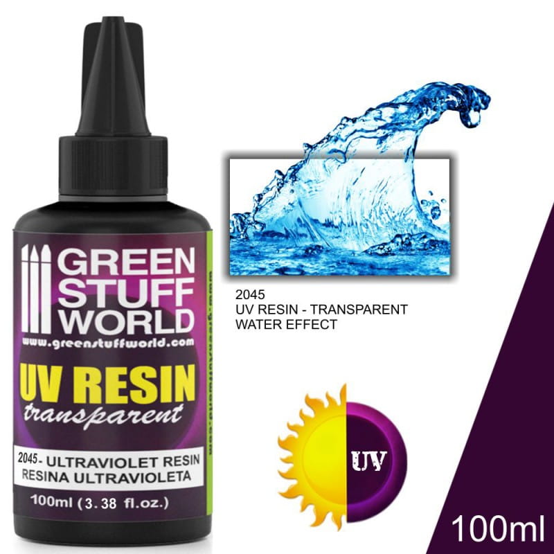 Green Stuff World: Żywica UV 100ml - Efekt Wody (Water Effect)