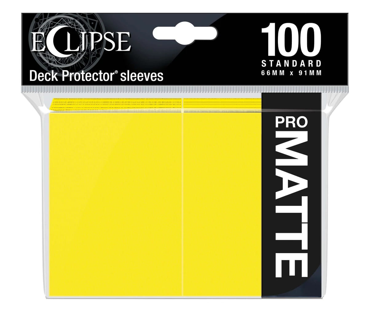 Koszulki na karty Ultra-Pro Pro-Matte Eclipse Lemon Yellow 66x91 mm 100 sztuk (żółte)