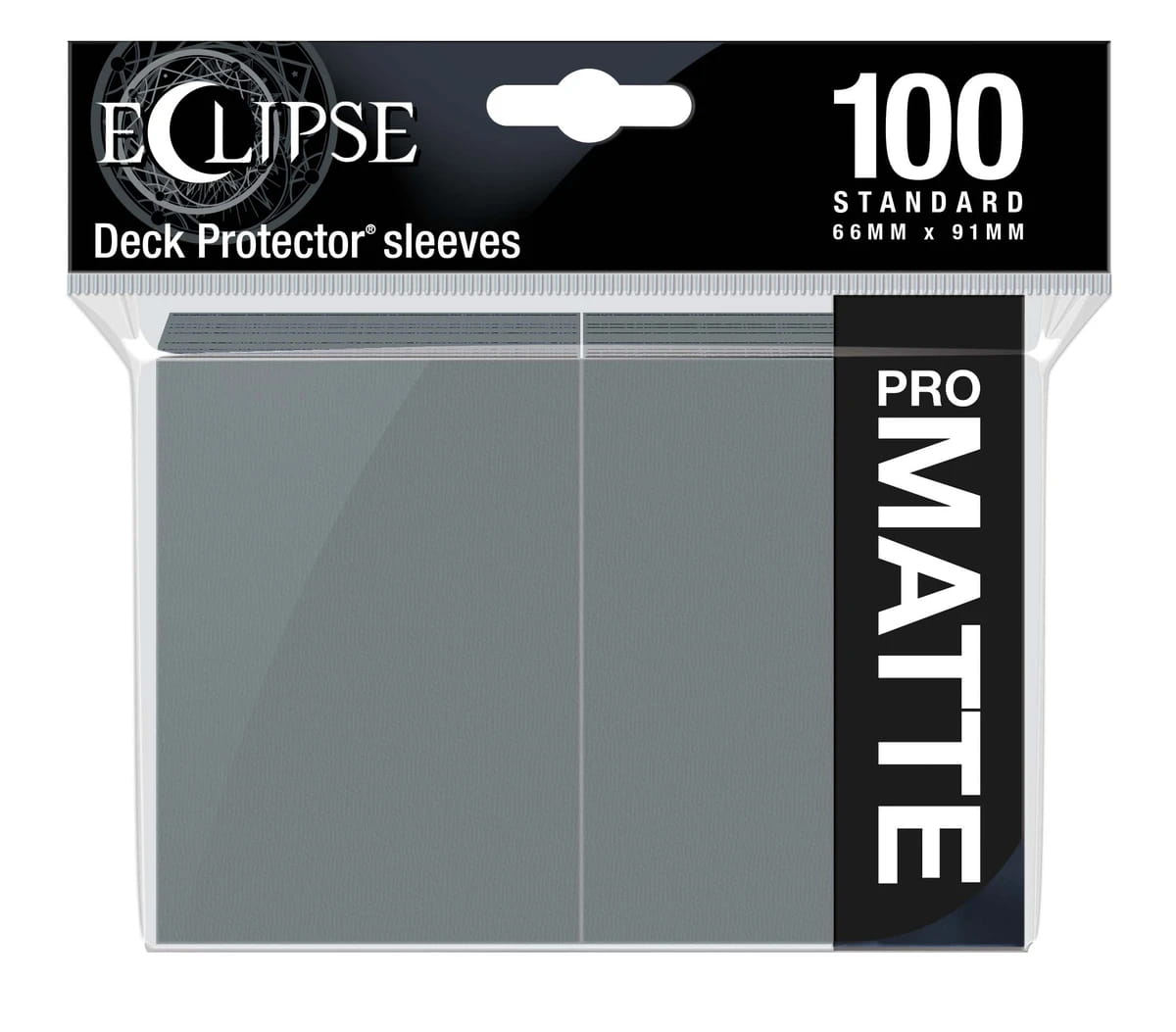 Koszulki na karty Ultra-Pro Pro-Matte Eclipse Smoke Grey 66x91 mm 100 sztuk (szare)