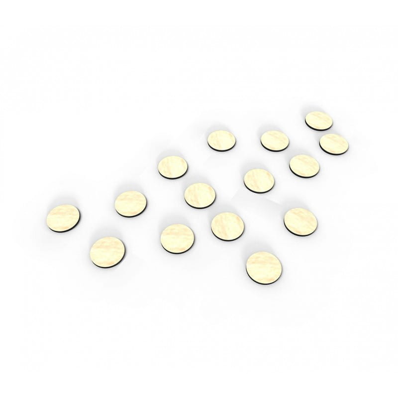 Set of dry-erase tokens - diameter 1"