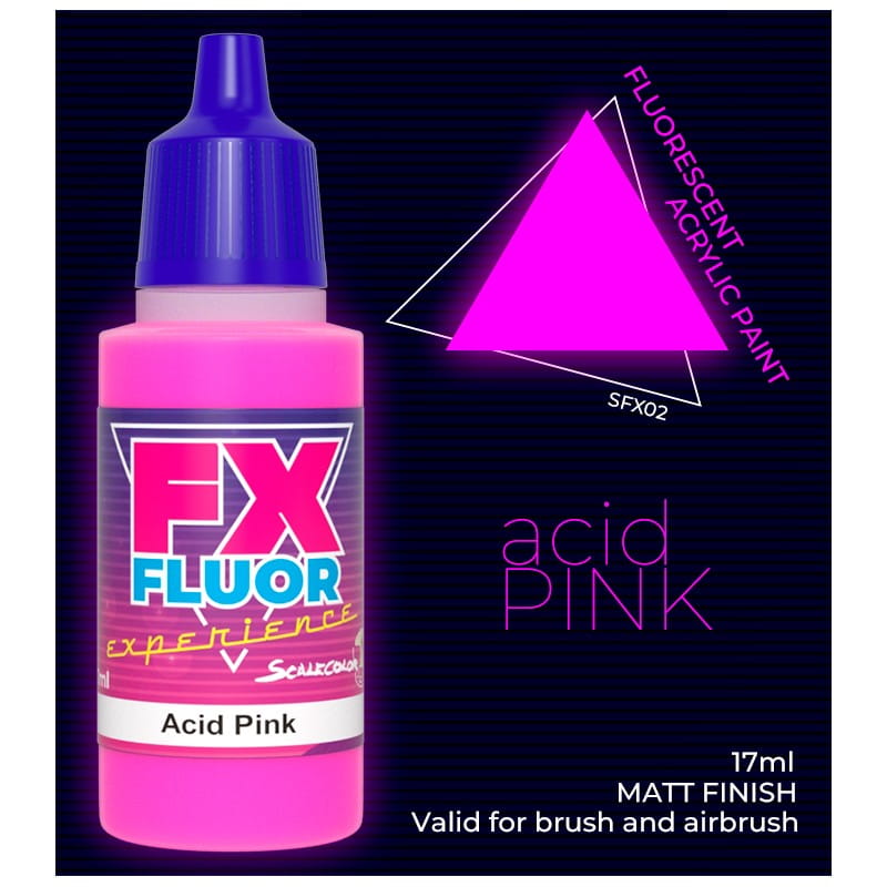 Farba Scalecolor: FX Fluor Experience - Acid Pink