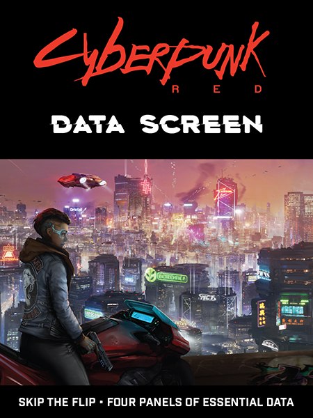 Cyberpunk RED RPG: Data Screen