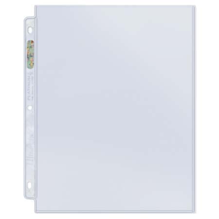 Strona do klasera Ultra-Pro Platinum Series 1 kieszeń - 215x279 mm