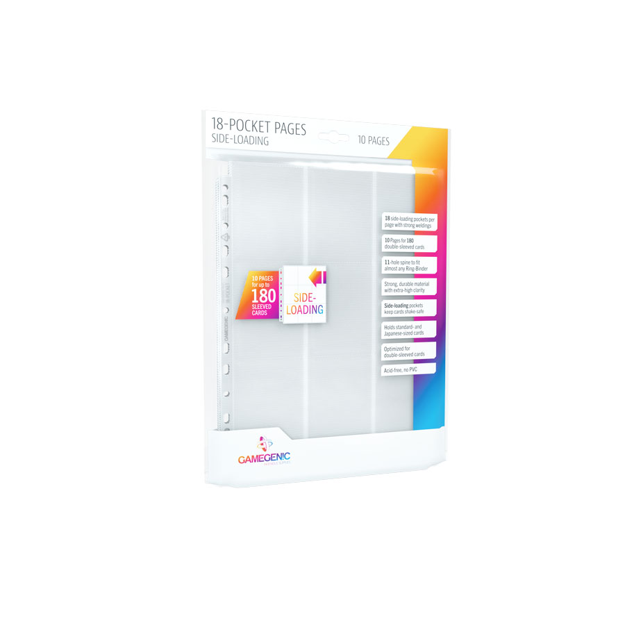 Gamegenic: 18-Pocket Pages Sideloading - białe (10 szt)