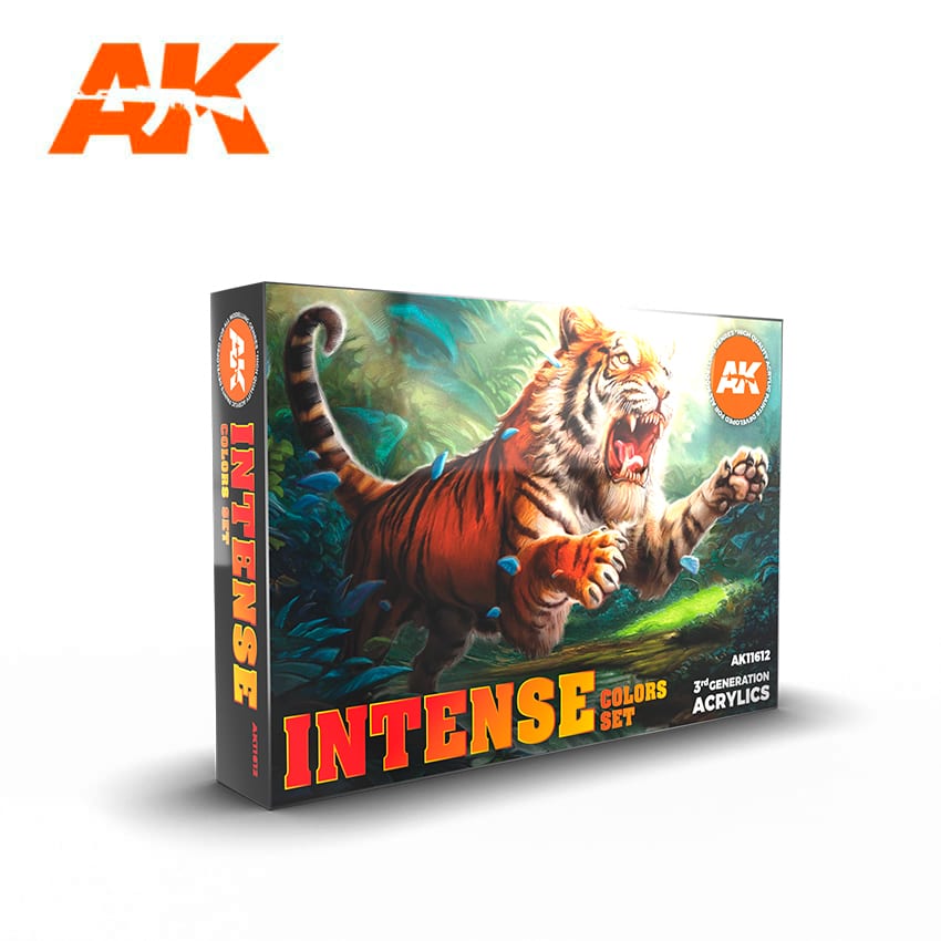 AK Interactive Intense Colors Paint Set