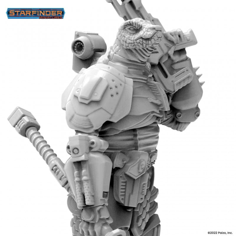 Starfinder Miniatures: Obozaya Vesk Soldier