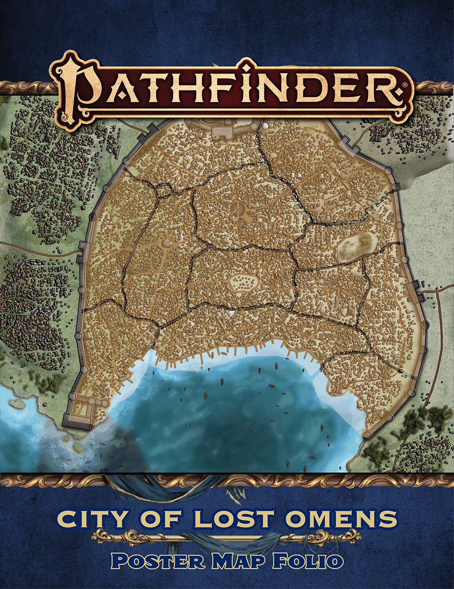 Pathfinder RPG: Lost Omens - City of Lost Omens Poster Map Folio