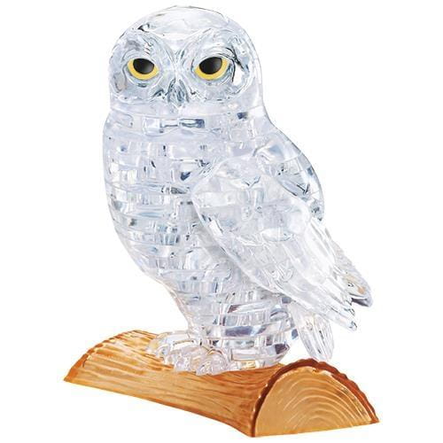 3D Crystal Puzzle 42: Sowa biała
