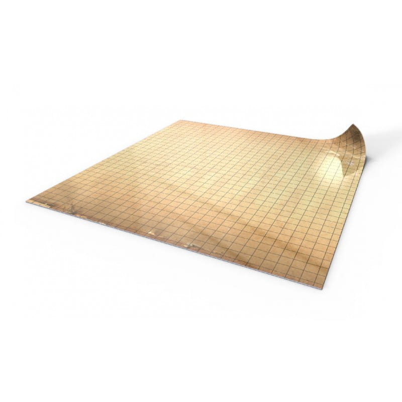Dry-erase mat: 50x50 cm square grid - Smooth Papyrus