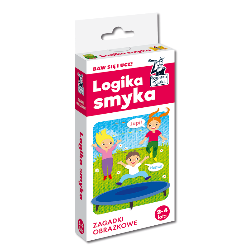 Kapitan Nauka: Zagadki obrazkowe - Logika smyka 2-4 lata