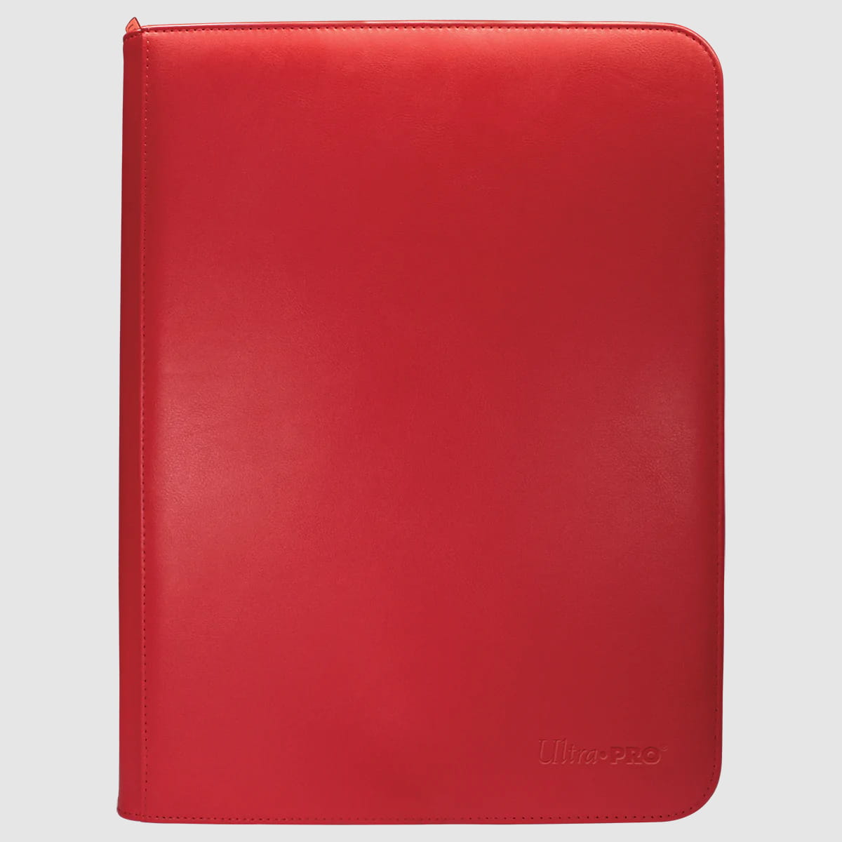 Binder Ultra-Pro: Vivid Zippered 9-Pocket Pro-Binder - red