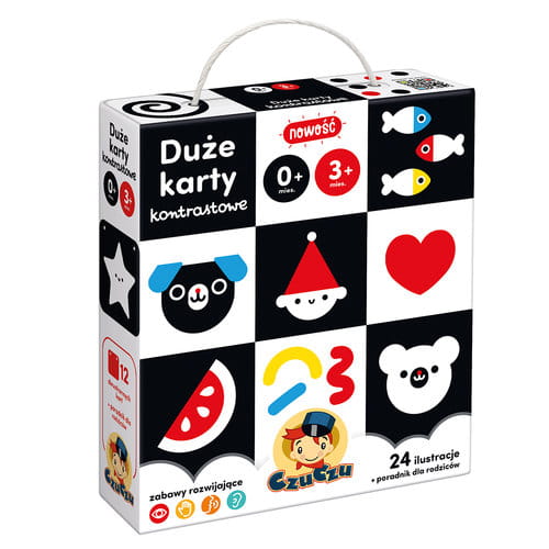 CzuCzu: Duże karty kontrastowe 0+