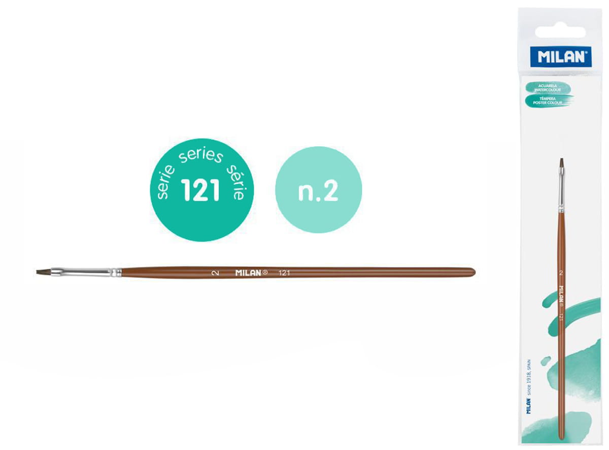 Milan: Flat brush series 121 - 2