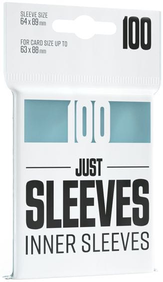 Koszulki na karty Gamegenic: Just Sleeves - Inner CCG Sleeves (64x89 mm), 100 sztuk