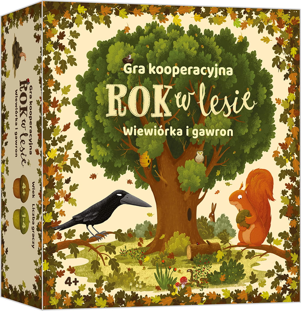 Rok w lesie: Wiewiórka i gawron
