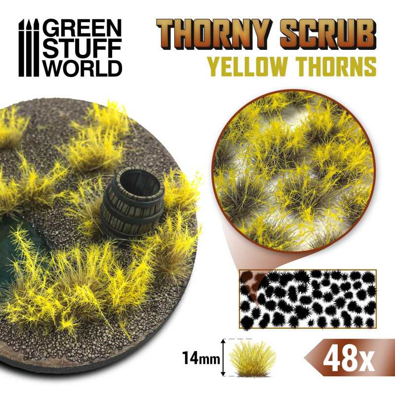 Green Stuff World: Thorny Scrubs - Yellow Thorns 