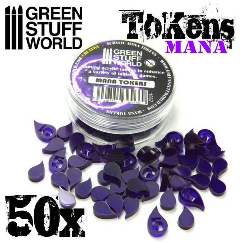 Green Stuff World: Mana tokens (50 pcs)