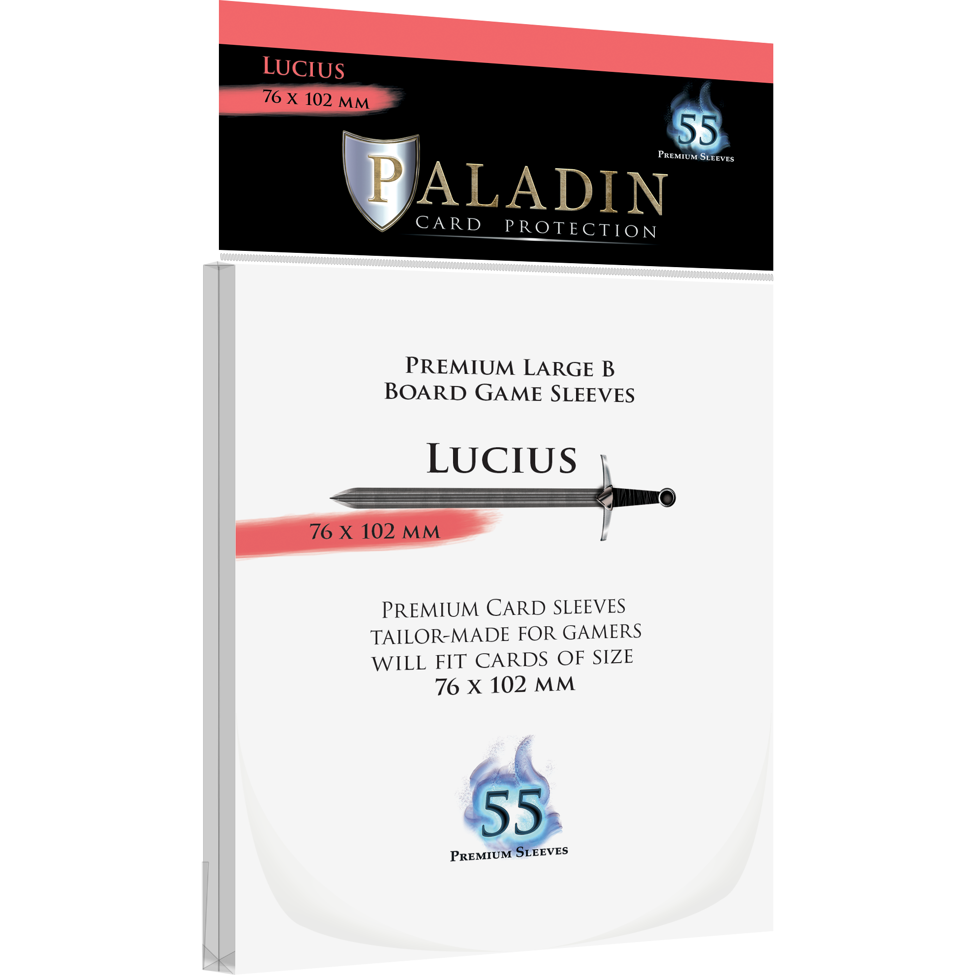 Koszulki na karty Paladin - Lucius 76x102 mm