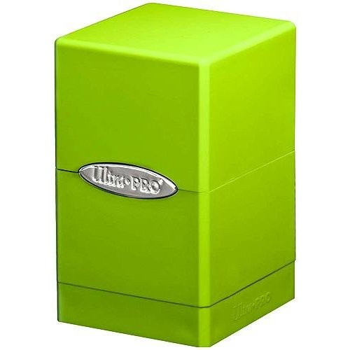 Ultra-Pro Satin Tower Deck Box lime green