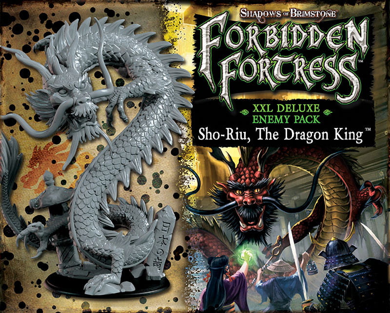 Shadows of Brimstone: Sho-Riu The Dragon King Deluxe XXL Enemy Set