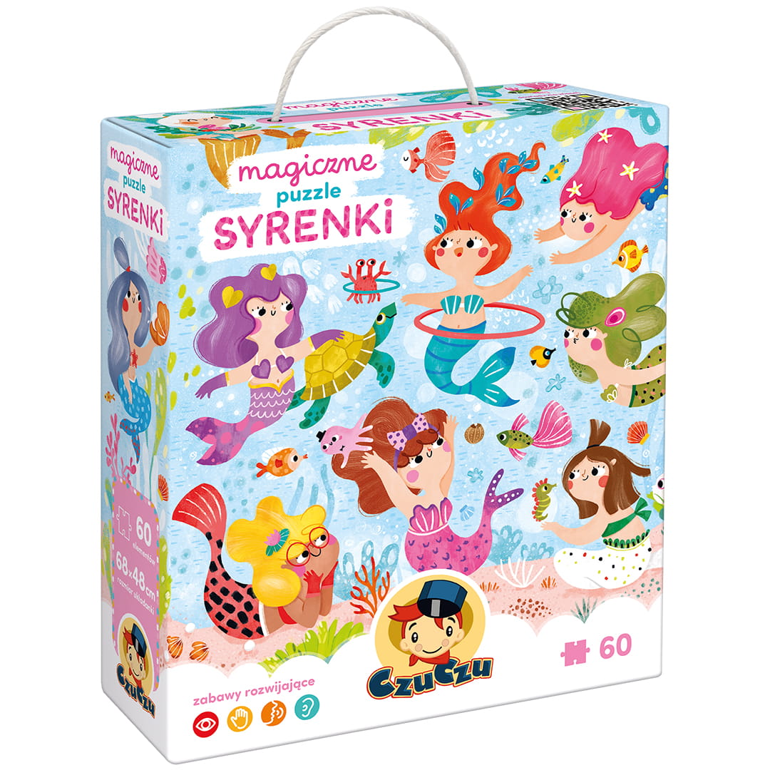 CzuCzu: Magiczne puzzle 60 - Syrenki 4+