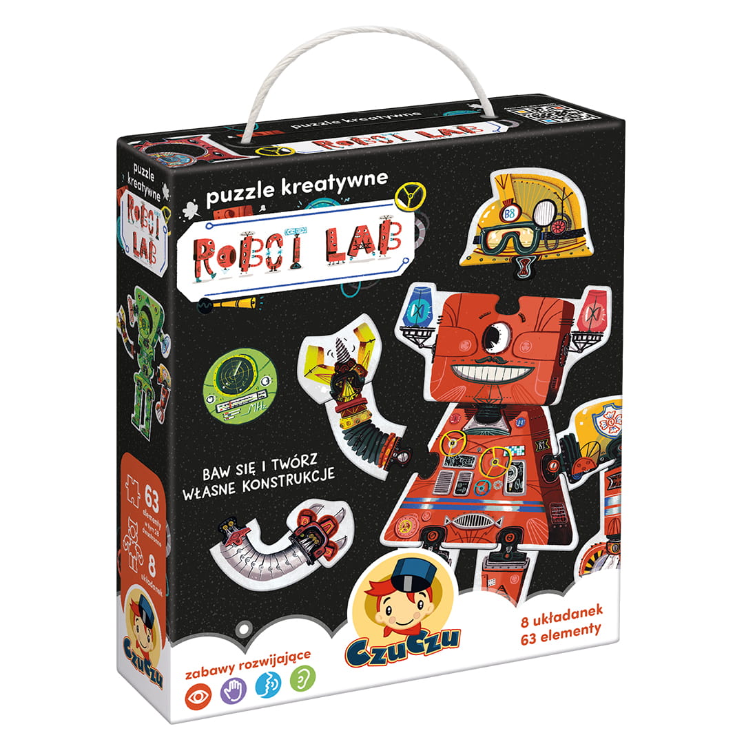 CzuCzu: Puzzle kreatywne - Robot Lab 3+