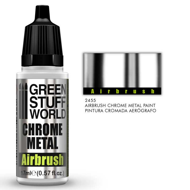 Green Stuff World: Chrome Paint - Airbrush 17ml