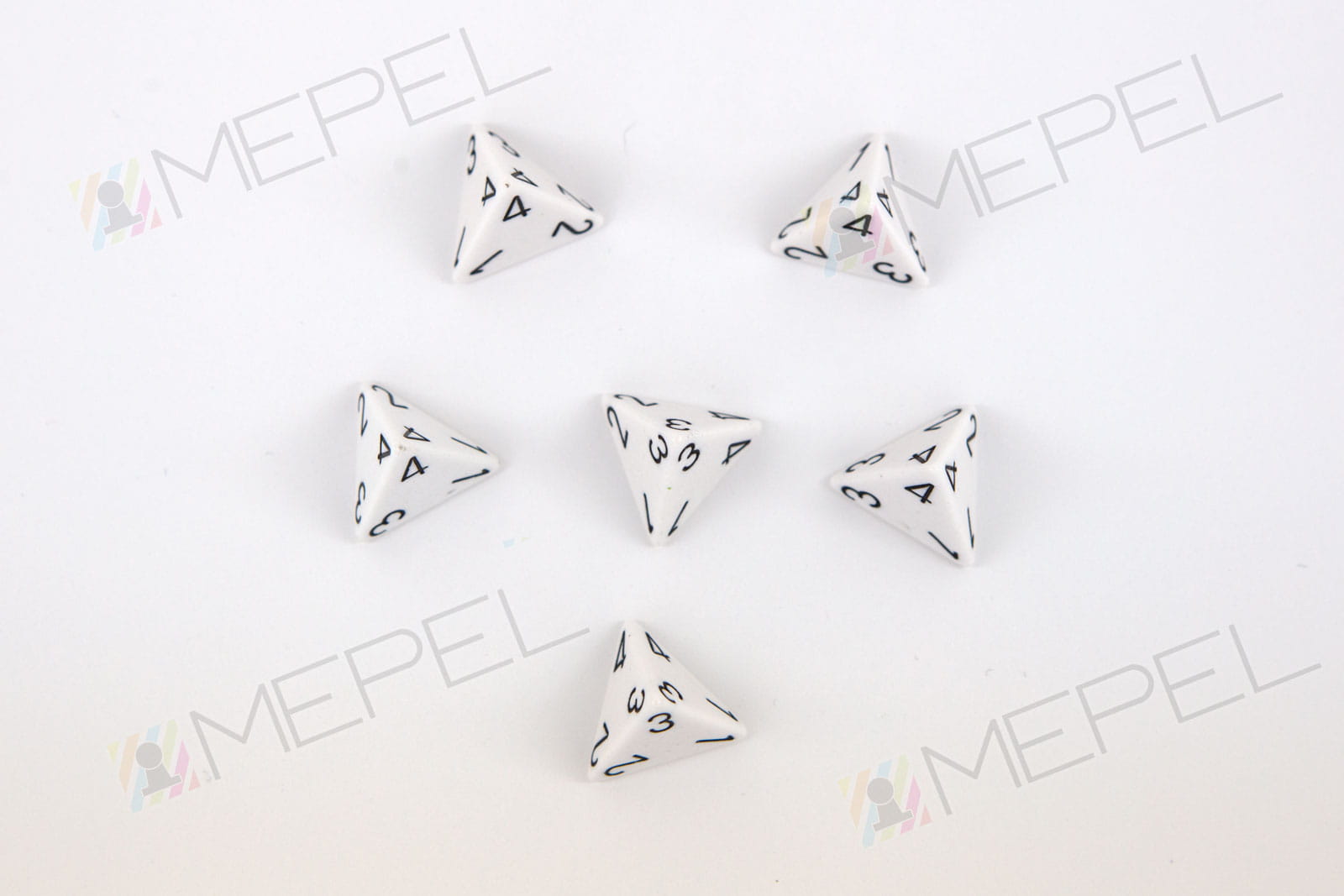 Dice / die D4 - white