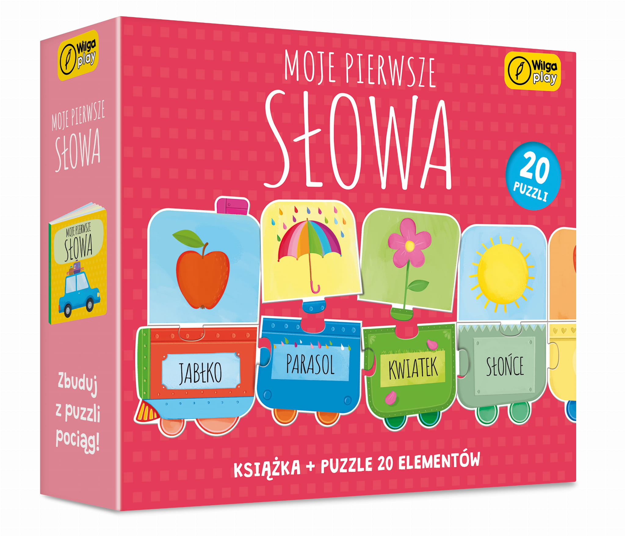 Książka i puzzle 20: Moje pierwsze słowa